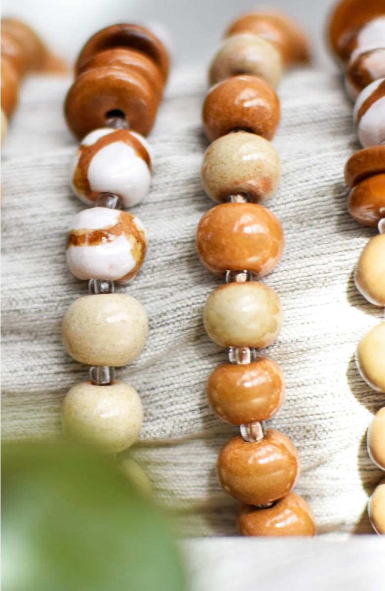 Kazuri Earth Collection - Mamburi Bracelet, Alternate, color, Multi