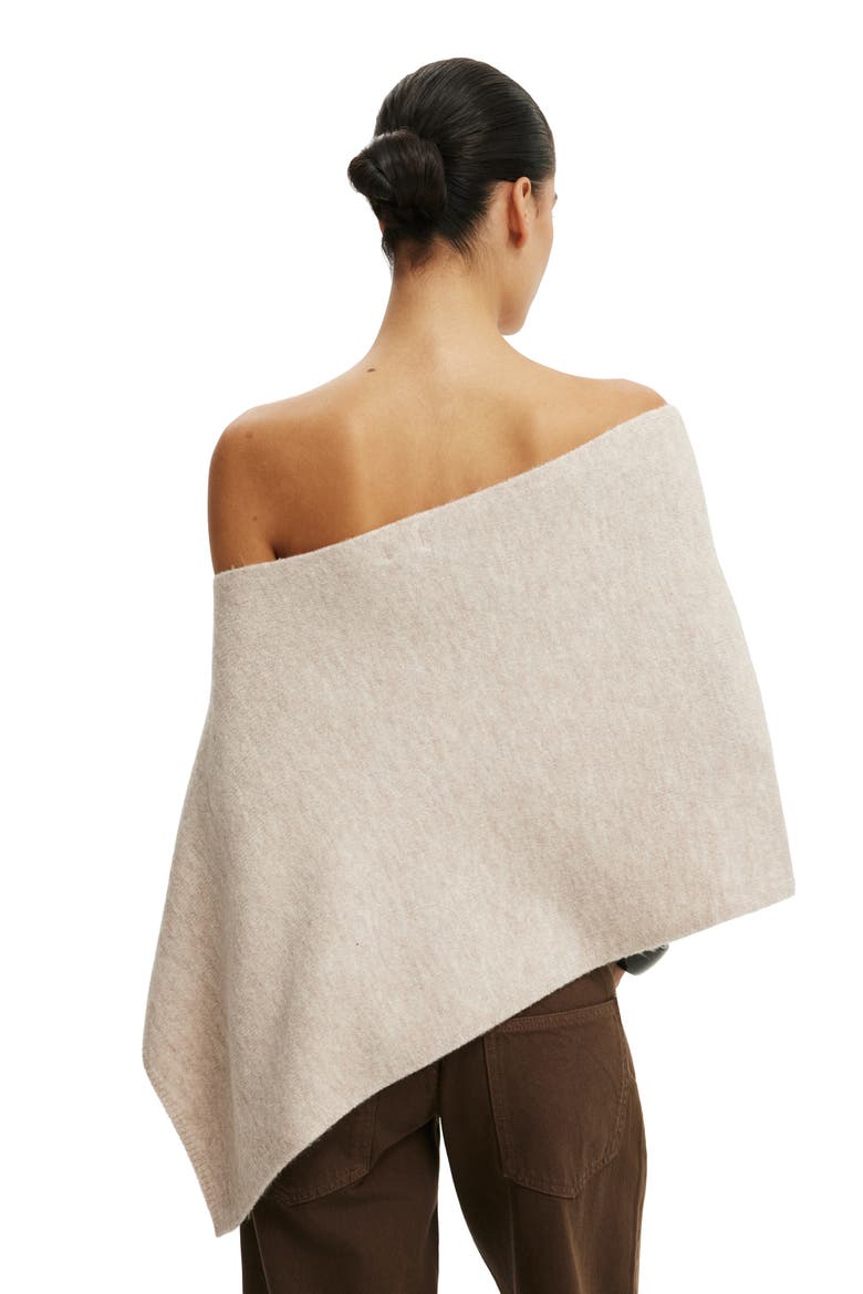 Women's Softest Luxe Poncho, Alternate, color, Chai Dust
