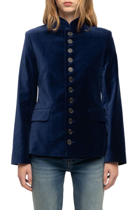 Vallo Velvet Blazer