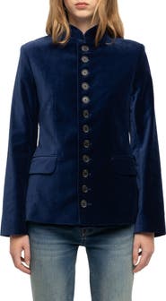 Zadig & Voltaire Vallo Velvet Blazer