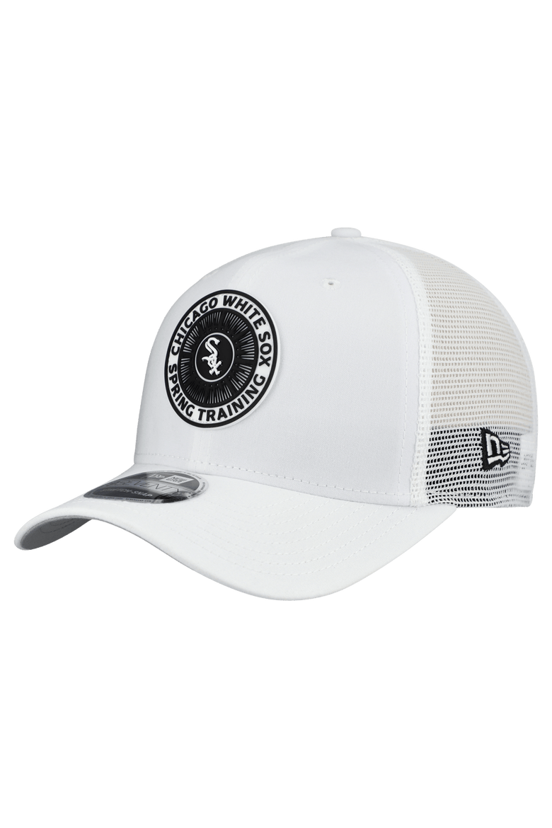 Men's New Era  White Chicago White Sox 2026 Spring Training Fan Pack 9SEVENTY Adjustable Trucker Hat, Main, color, White