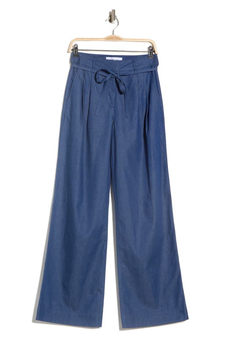 Felicity Tie Wide Leg Pants, Alternate, color, DEEP BLUE