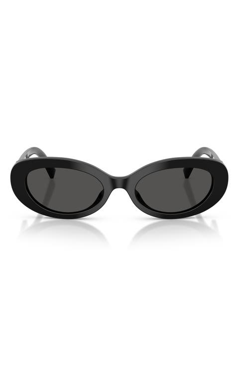 53mm Oval Sunglasses