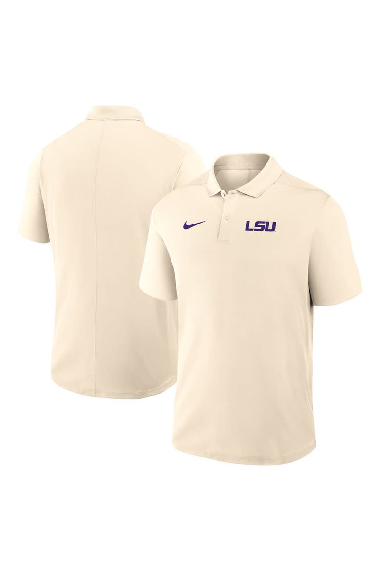 Men's Nike Tan LSU Tigers Primary Logo Victory Performance Polo, Alternate, color, Tan