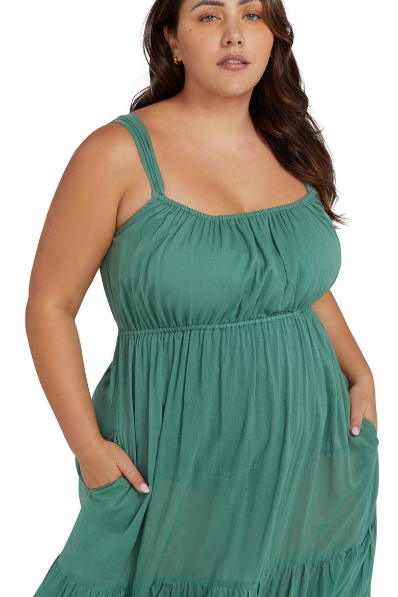 Liszt Cover-Up Dress, Alternate, color, SAGE GREEN