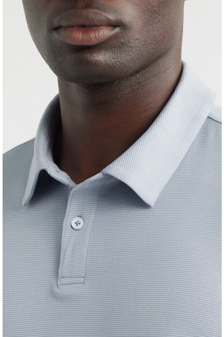 Dynamic Stripe Polo, Alternate, color, BLUE DELICATE STRIPE