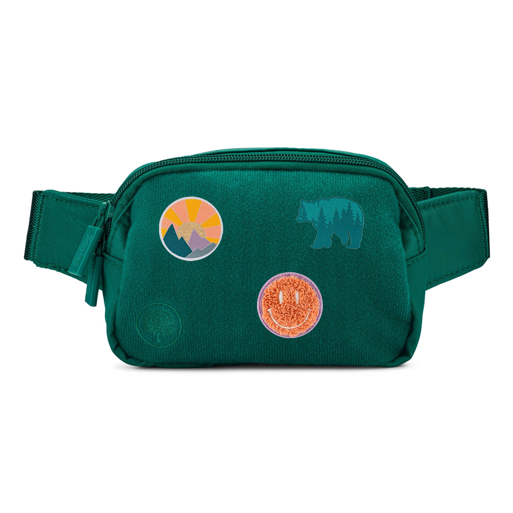 Parker Kids Co. Belt Bag + Patches - Adventure Set, Main, color, Peacock