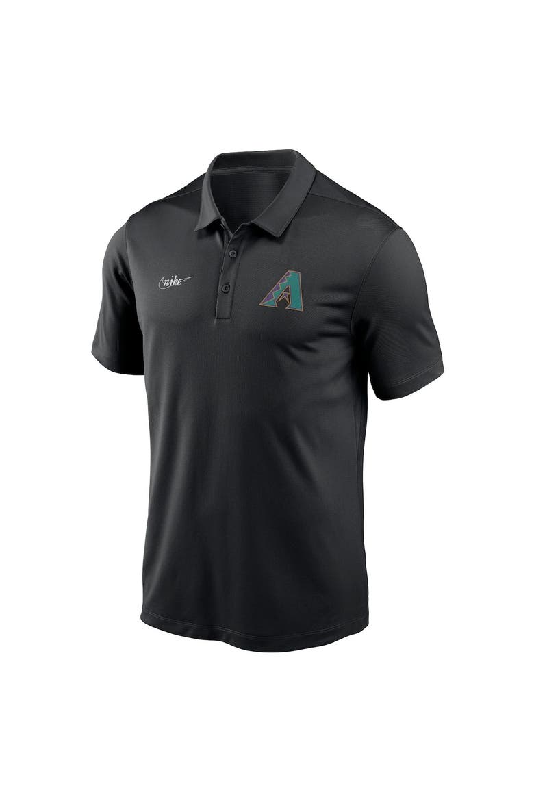 Men's Nike Black Arizona Diamondbacks Cooperstown Collection Rewind Franchise Performance Polo, Alternate, color, Black