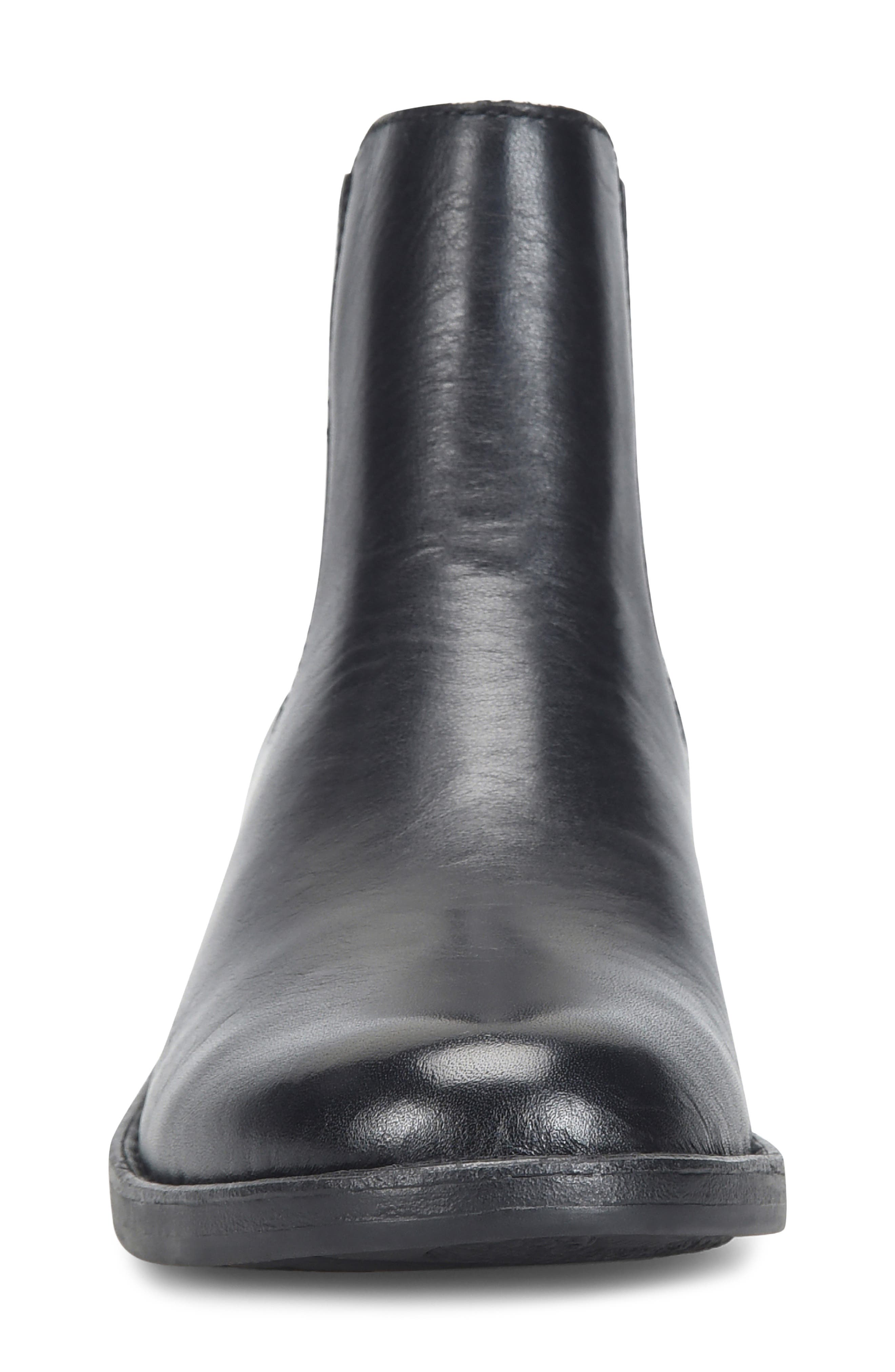 Børn Cici Chelsea Boot, Alternate, color, Black Leather