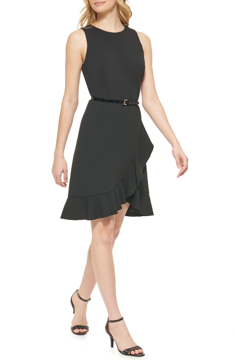 Tommy Hilfiger Ruffle Wrap Dress, Alternate, color,