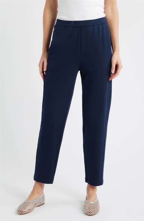 Slouch Organic Cotton Ankle Pants
