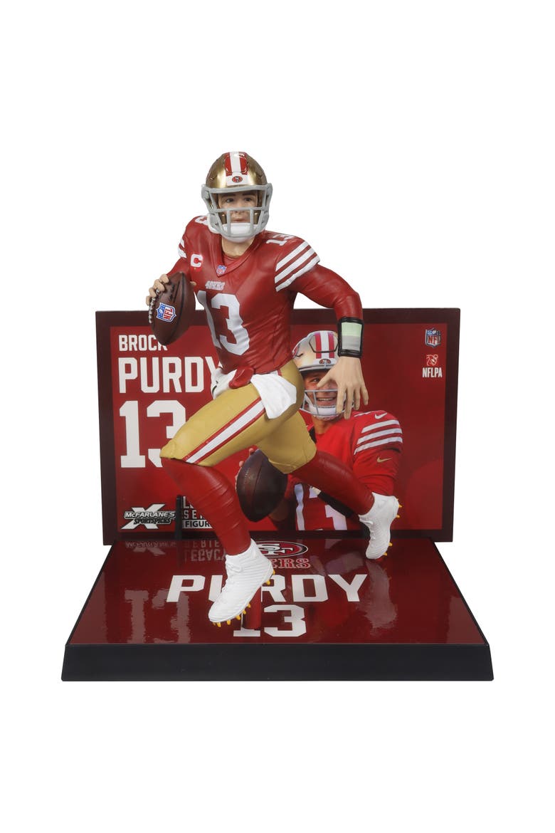 Brock Purdy (San Francisco 49ers) NFL 7" Figure McFarlane's SportsPicks, Main, color, Red