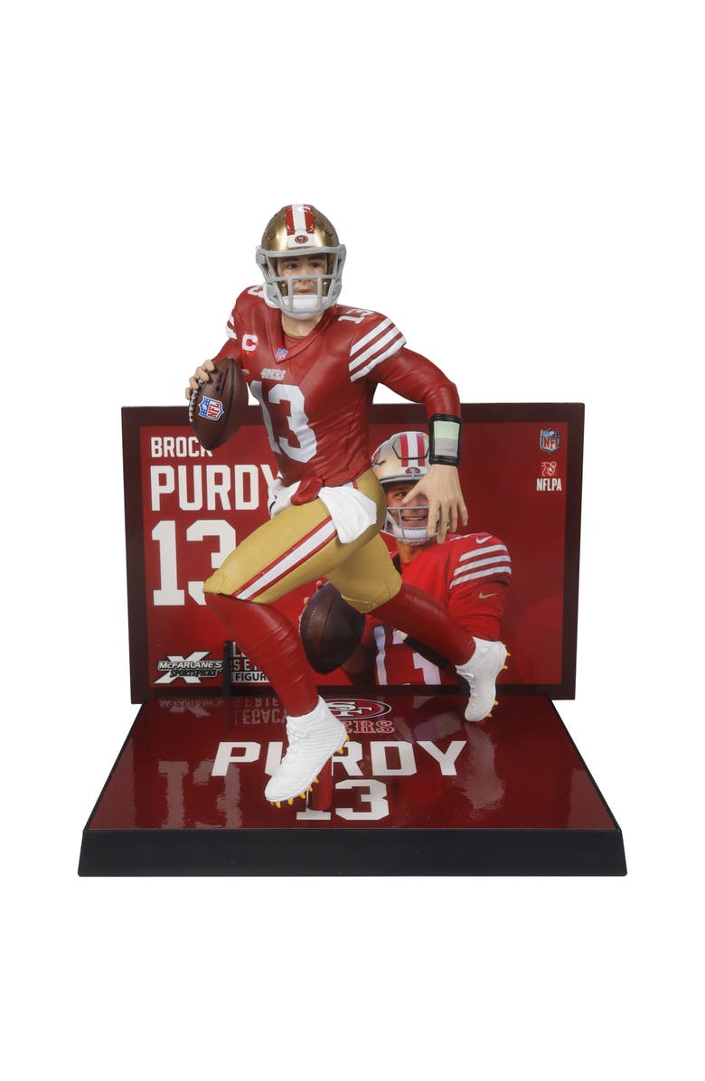 McFarlane Brock Purdy (San Francisco 49ers) NFL 7" Figure McFarlane's SportsPicks, Main, color, Red