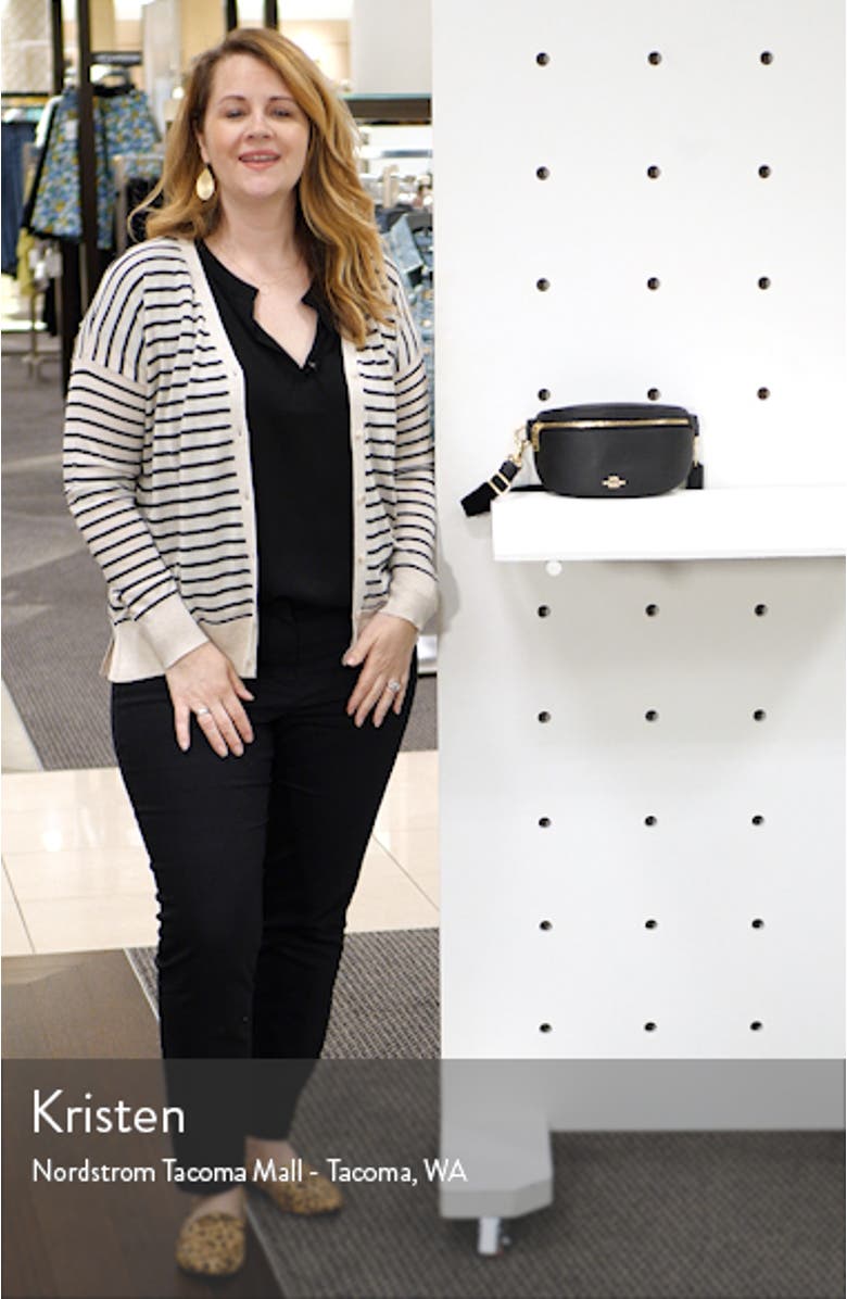 Pebbled Leather Belt Bag, sales video thumbnail