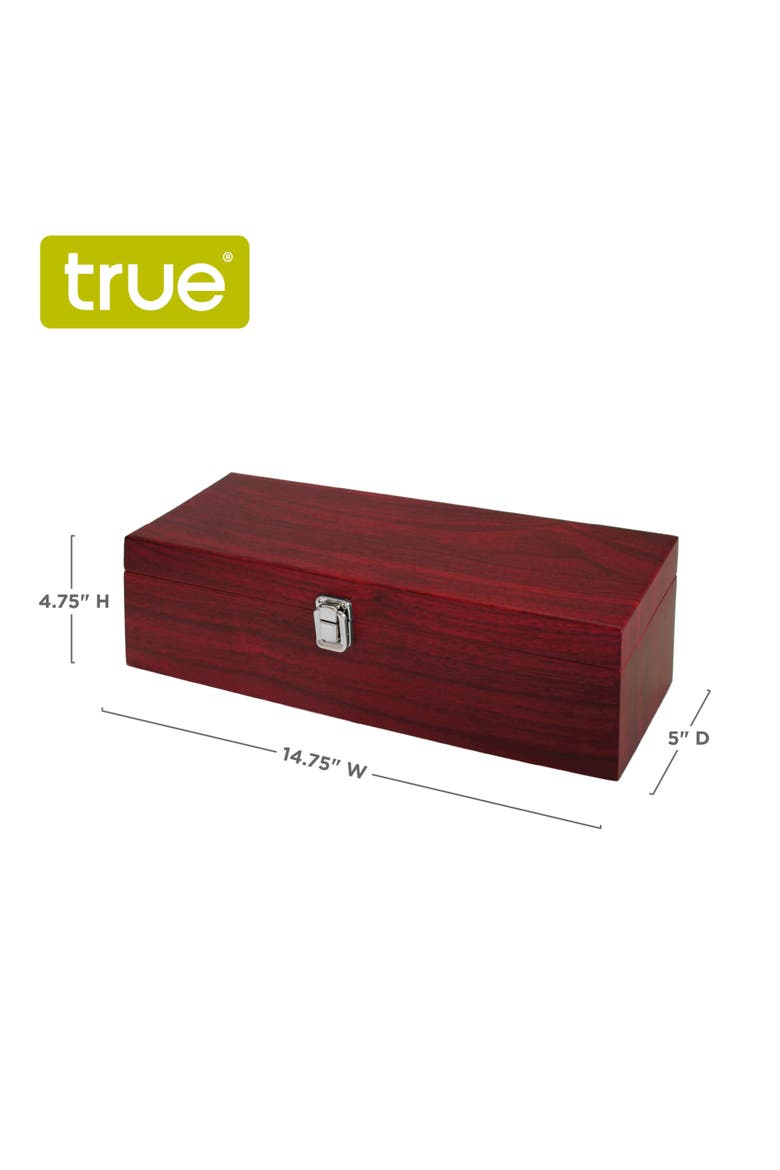 Cherry 1-Bottle Accessory Gift Set, Alternate, color, Wood