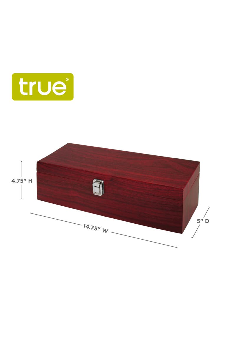 true Cherry 1-Bottle Accessory Gift Set, Alternate, color, Wood