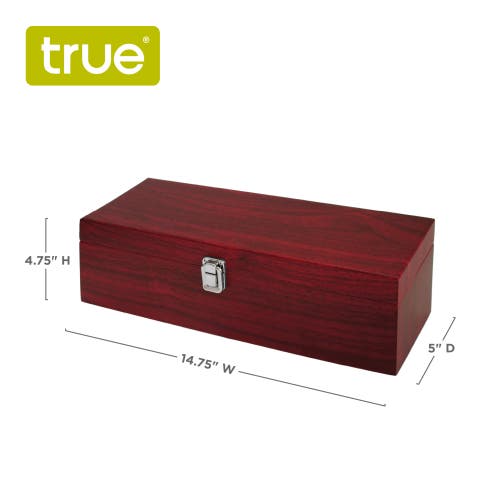 True Cherry 1-bottle Accessory Gift Set In Red