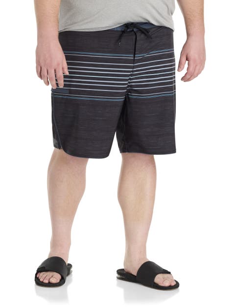 Big & Tall Hyperfreak Heat Striped Board Shorts