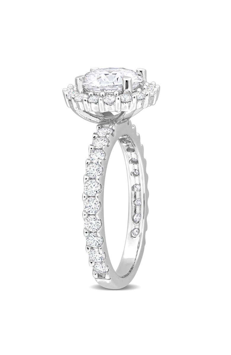 DELMAR Dew Created Moissanite Ring, Alternate, color, Silver