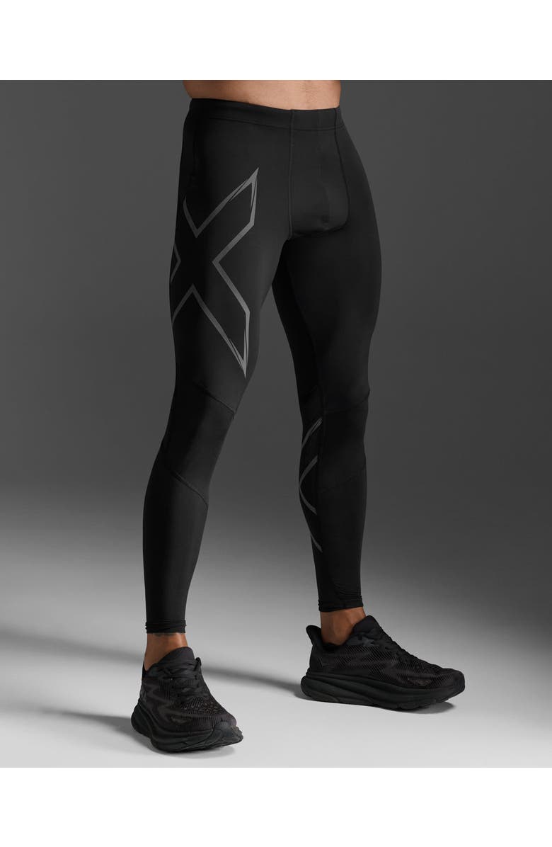 2XU Men's Ignition Shield Compression Tights, Alternate, color, Black/Black Reflective