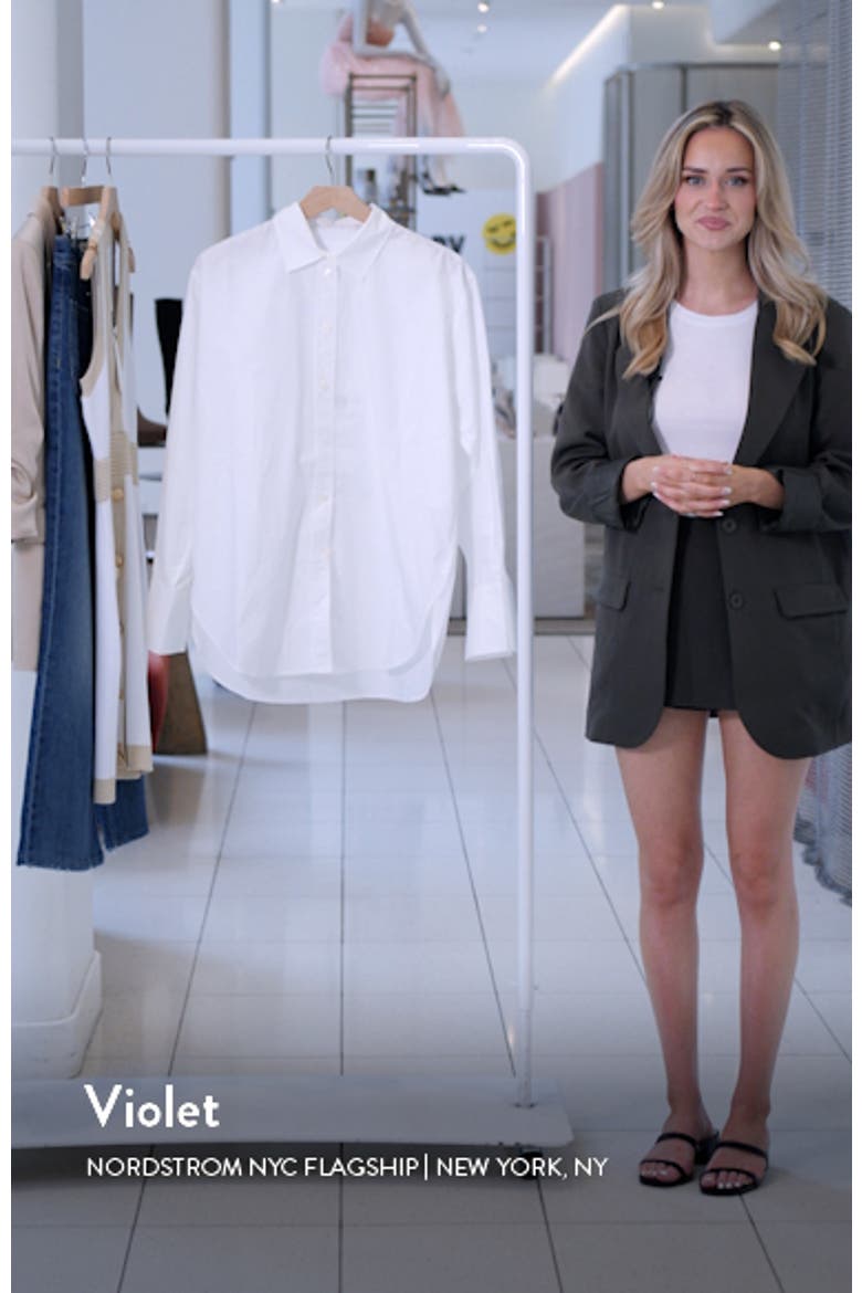 The Oversize Organic Cotton Button-Up Shirt video