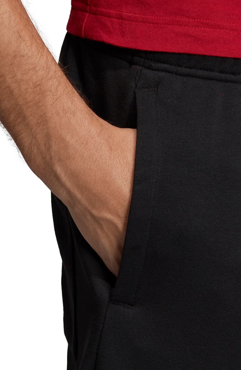 adidas Badge of Sport French Terry Shorts, Alternate, color, 