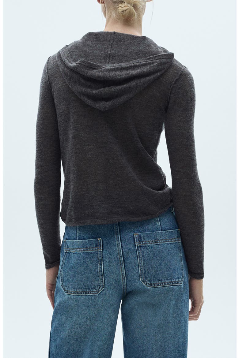 Hooded Sweater, Alternate, color, CHARCOAL