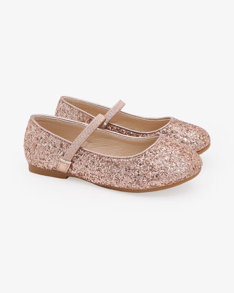 Ridley-RG Rock Glitter Mary Jane Ballet Flats