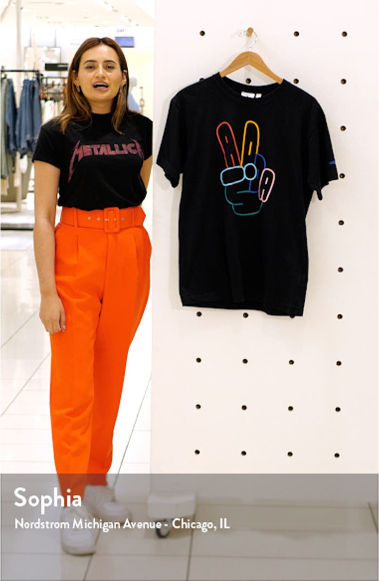 addidas Originals Men's OG Peace Sign Graphic Tee, sales video thumbnail