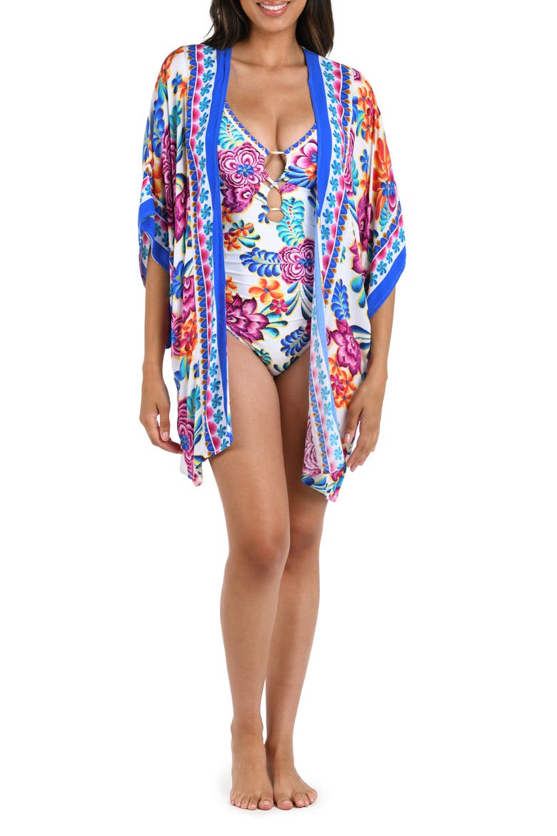 Paradiso Open Front Cover-Up Tunic, Main, color, WHITE