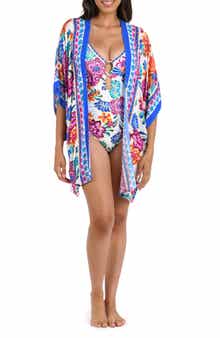 La Blanca Paradiso Open Front Cover-Up Tunic