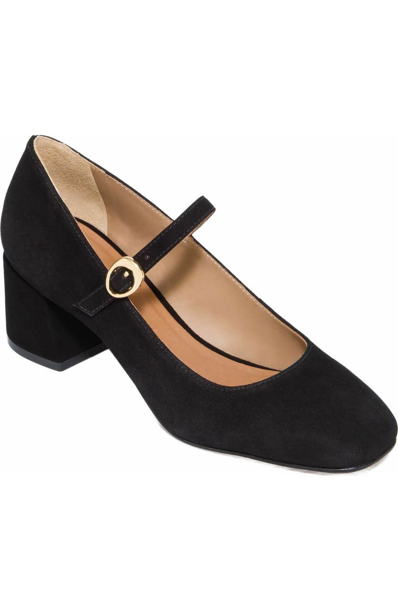 Bernardo Footwear Ancona Block Heel Mary Jane, Alternate, color, Black