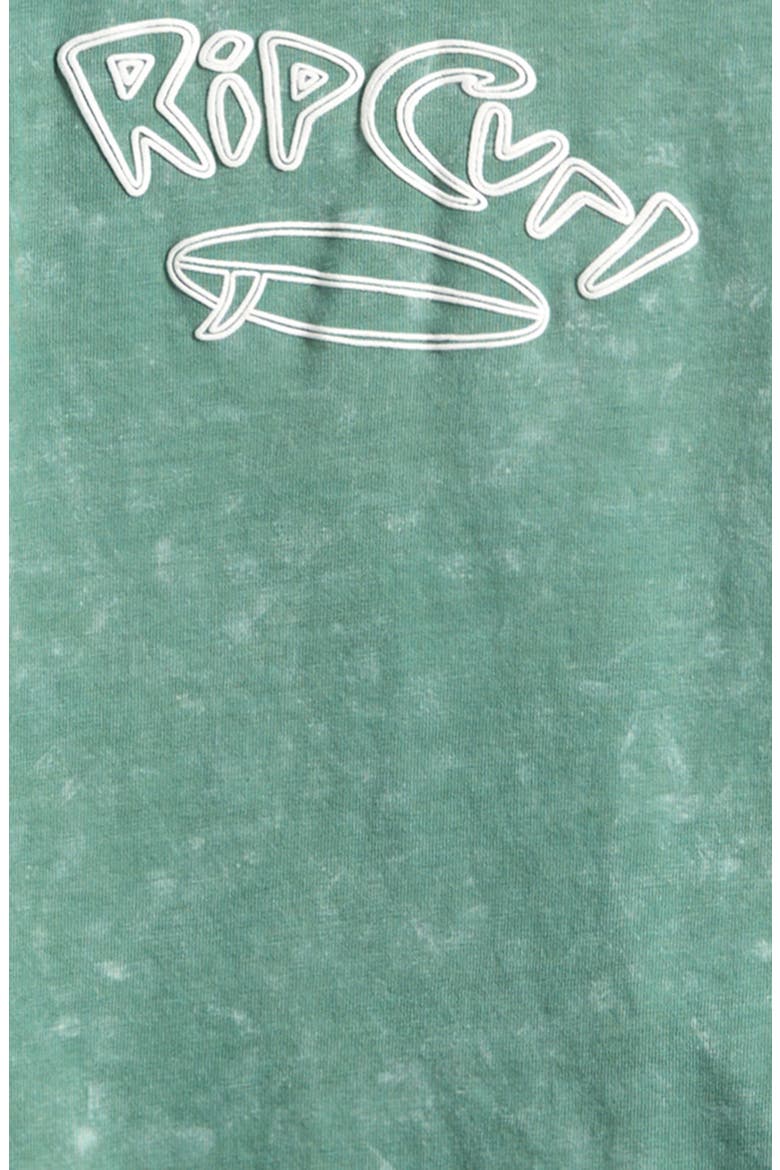 Kids' Ride the Wave Stonwashed Cotton Graphic T-Shirt, Alternate, color, ALOE