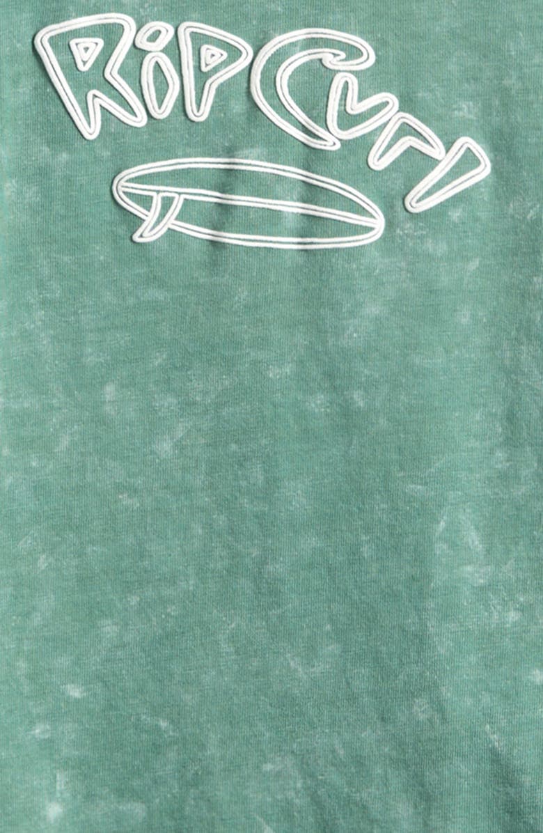 Rip Curl Kids' Ride the Wave Stonwashed Cotton Graphic T-Shirt, Alternate, color, Aloe