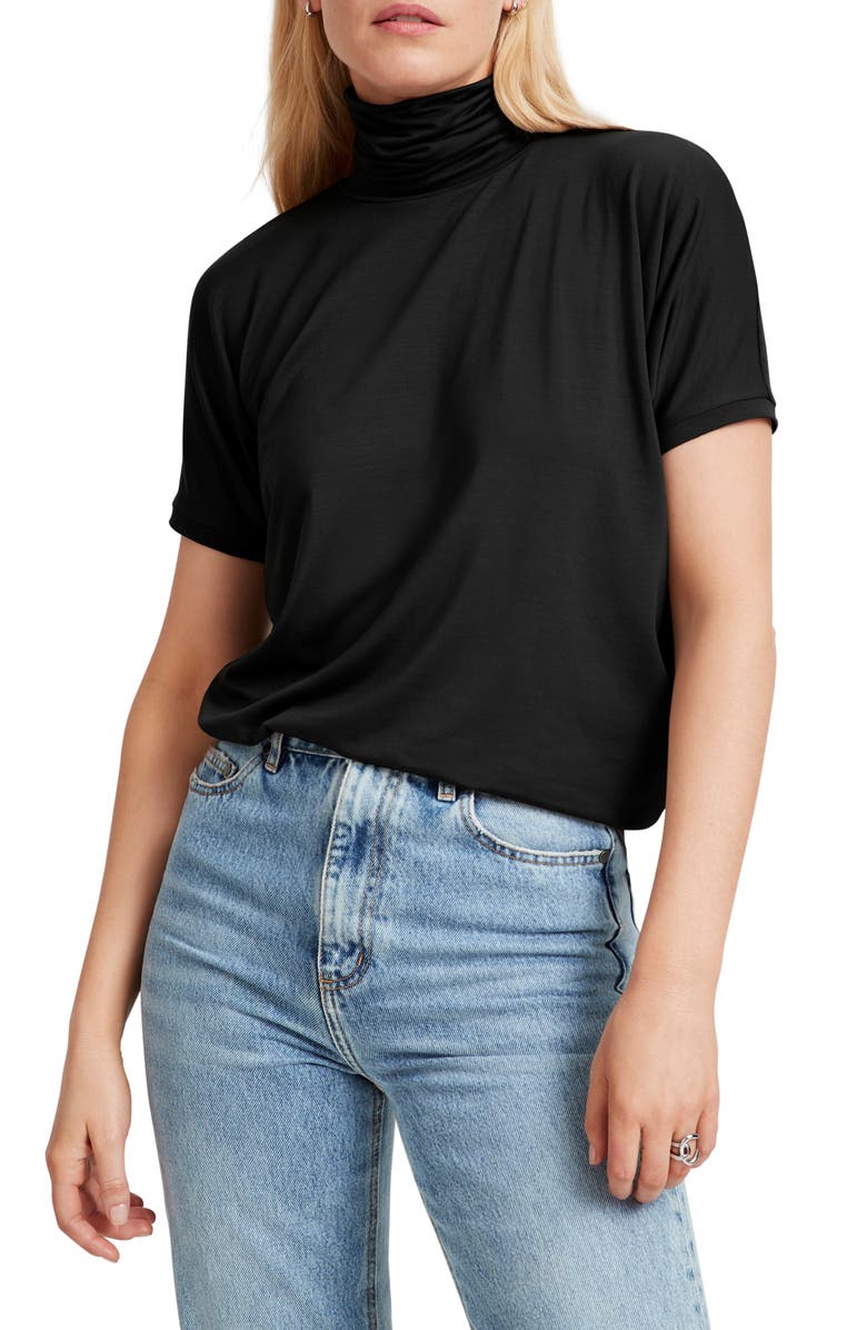Marcella Layla Turtleneck Top, Main, color, Black