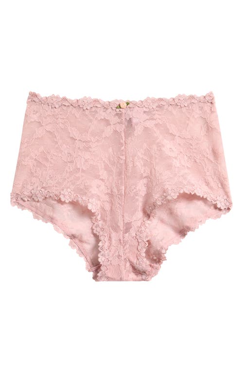 Skims Stretch Lace Boy Short In Neutral