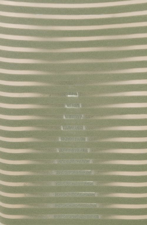 House Of Cb Margo Stripe Sweater Skirt In Gray
