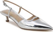 Sam Edelman Toni Slingback Pointed Toe Kitten Heel Pump