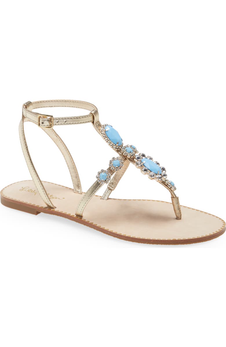 Lilly Pulitzer<sup>®</sup> Katie Crystal Sandal, Main, color,
