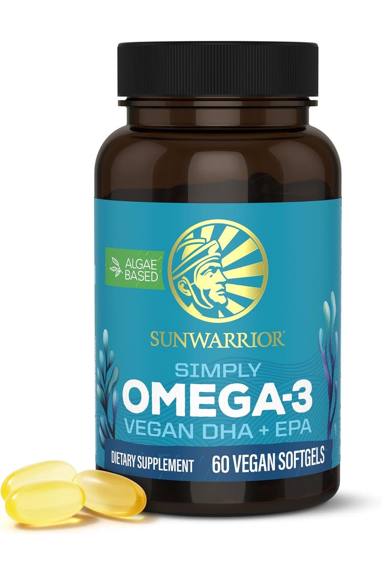Simply Vegan Omega 3 Softgels, 60ct, Main, color, No Color