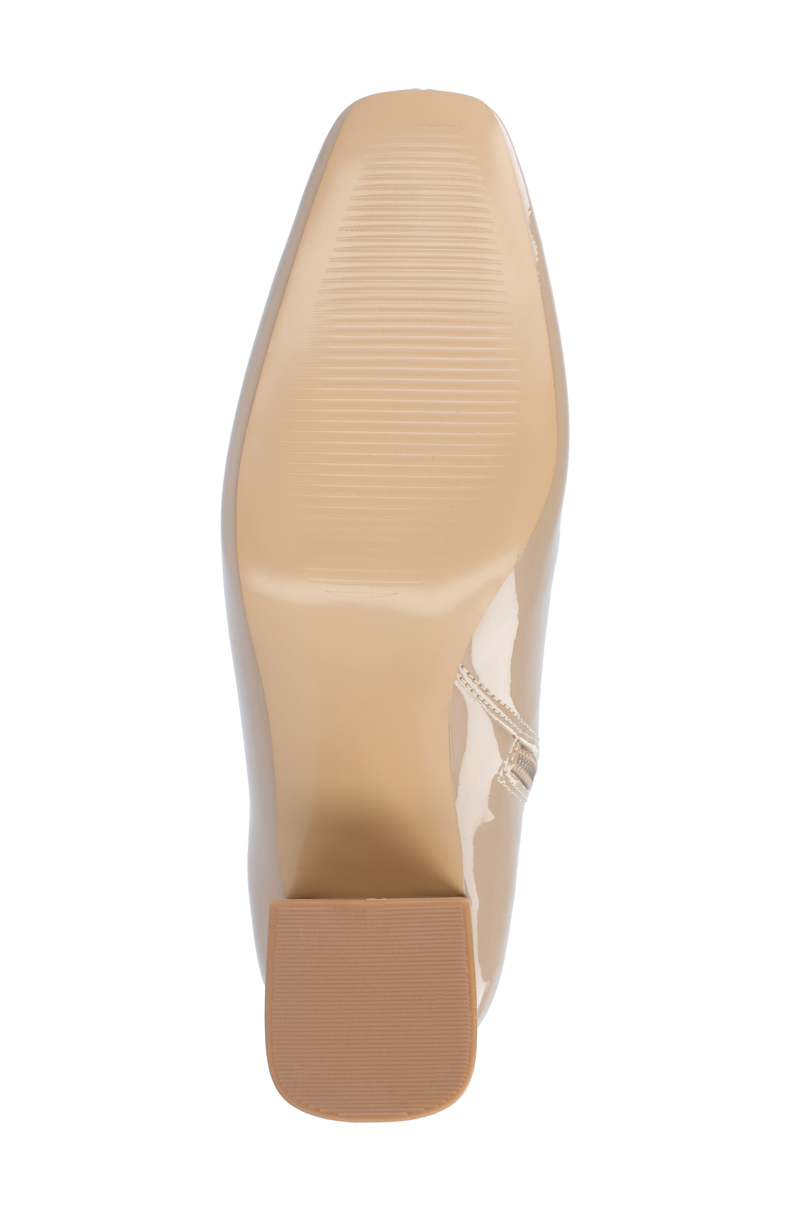 Haylinn Vegan Leather Bootie, Alternate, color, TAUPE PU