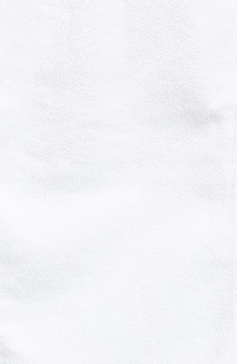 HIDDEN JEANS Fray Hem Denim Trucker Jacket, Alternate, color, White