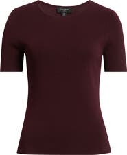 Tahari ASL Short Sleeve Sweater