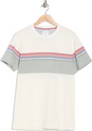 DENIM AND FLOWER Stripe Crewneck T-Shirt