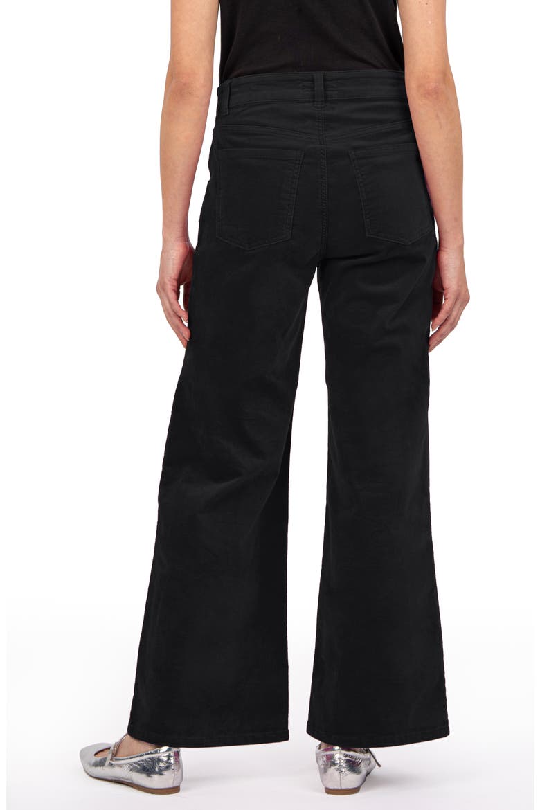 Jean High Waist Wide Leg Pants, Alternate, color, BLACK JM