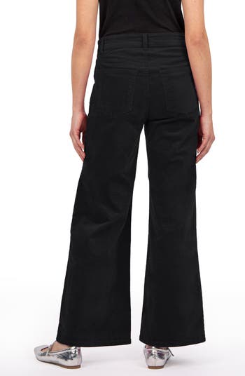 Jean High Waist Wide Leg Pants