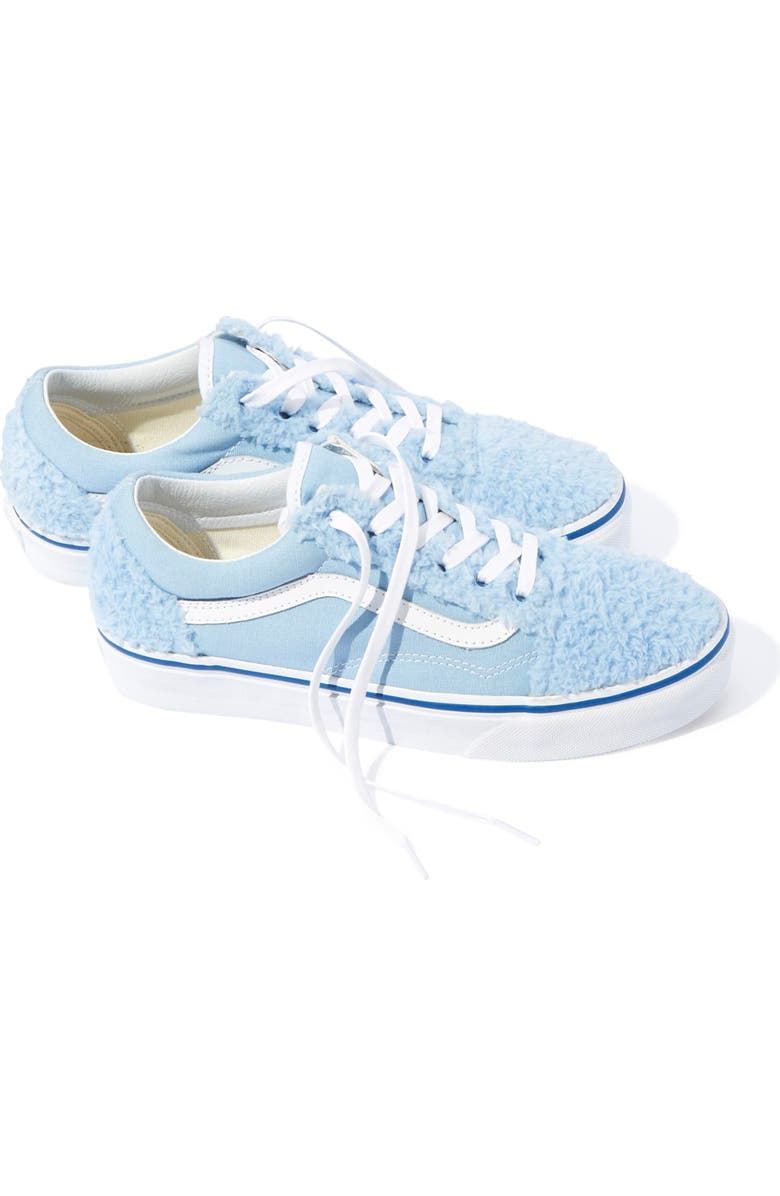 Vans 'Old Skool' Faux Shearling & Canvas Sneaker, Alternate, color,