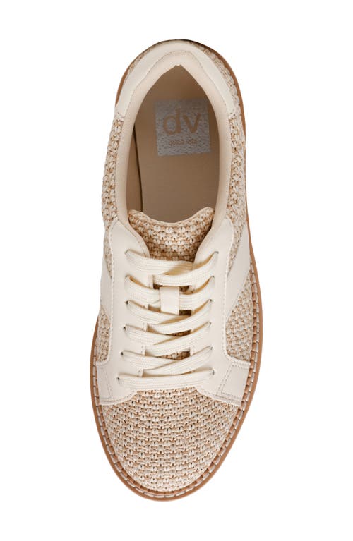 Dolce Vita Dv By Bubbles Platform Sneaker In Raffia