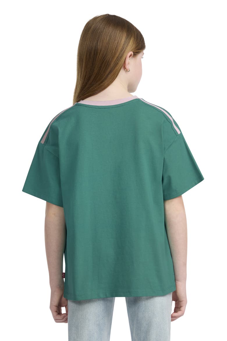 Kids' Sporty Oversize Logo Graphic T-Shirt, Alternate, color, ALHAMBRA
