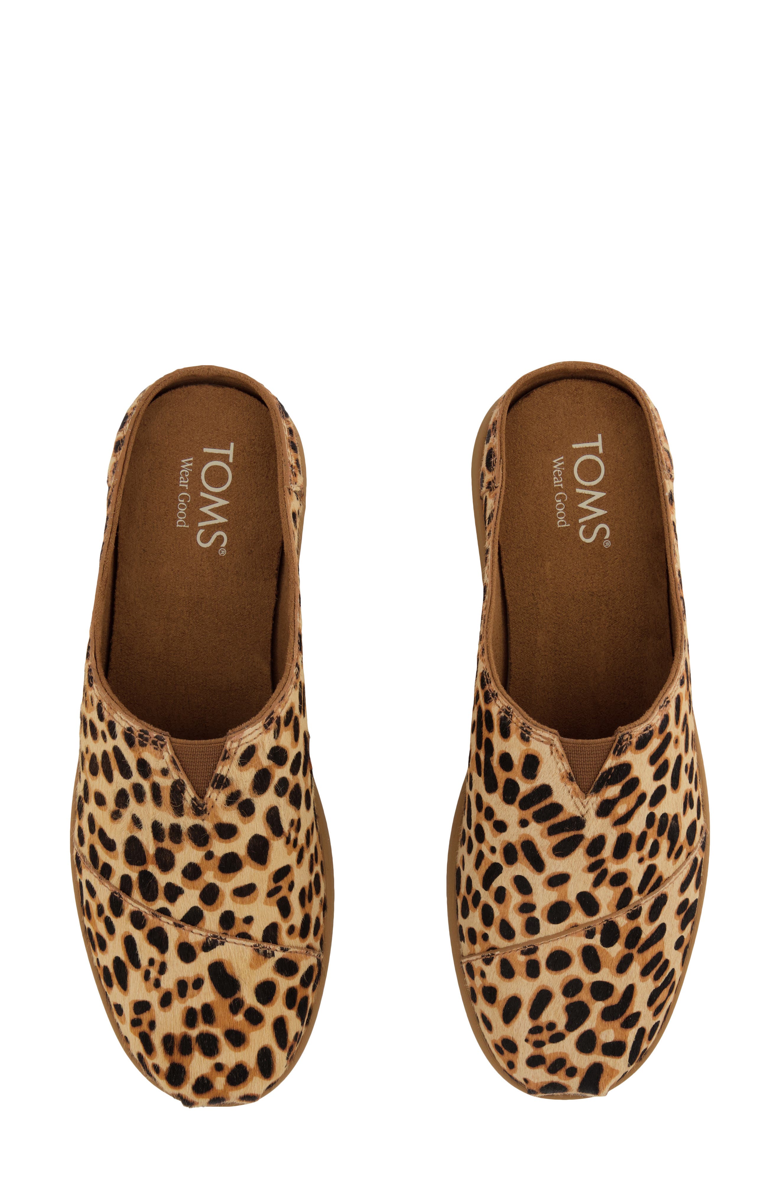 Alpeas Faux Fur Lined Leather Slip-On Shoe, Alternate, color, MEDIUM BROWN